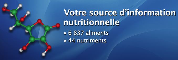 Votre source d&rsquo;information nutrionelle